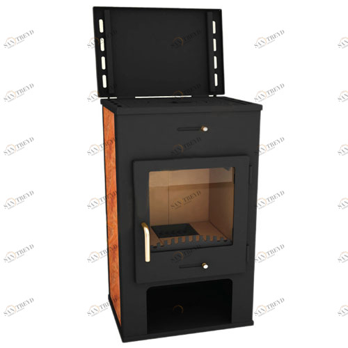 Печь-камин Мета Нарва с чугунной плитой 1007