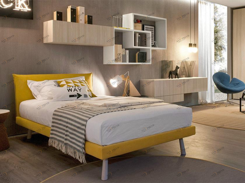 Zalf Мягкая кровать со съемным покрытием Web sun-id-1432869