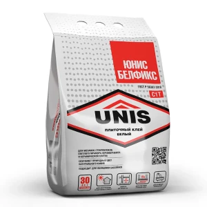 Клей для плитки и камня C1T Unis Белфикс 5 кг