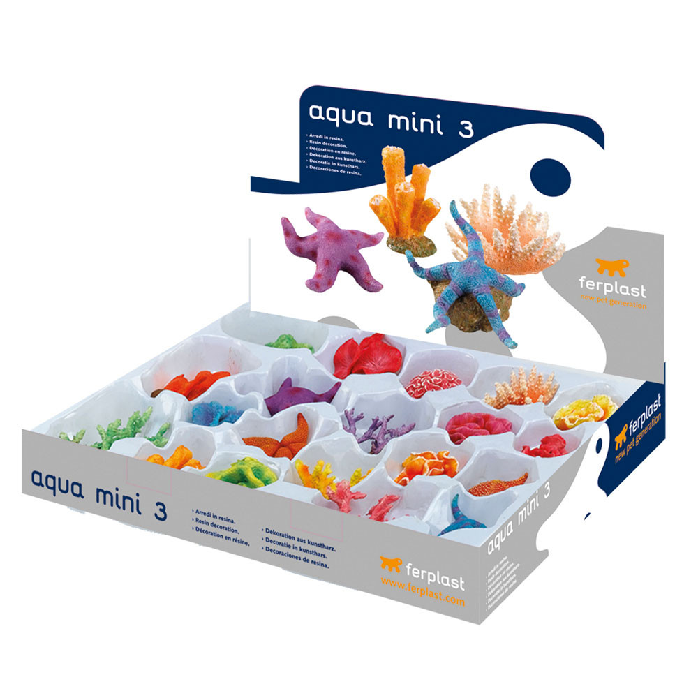 ПР0028959 Декоративные элементы для аквариума BLU 9179 разные 3 FERPLAST 