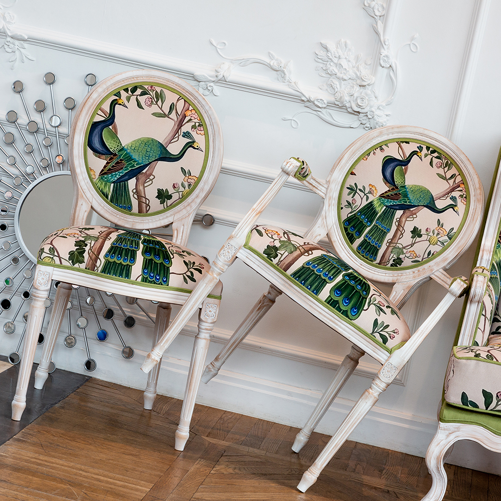 21060743 Стул «Индокитайский зелёный павлин» (версия 1) Object Desire  - Вид №5