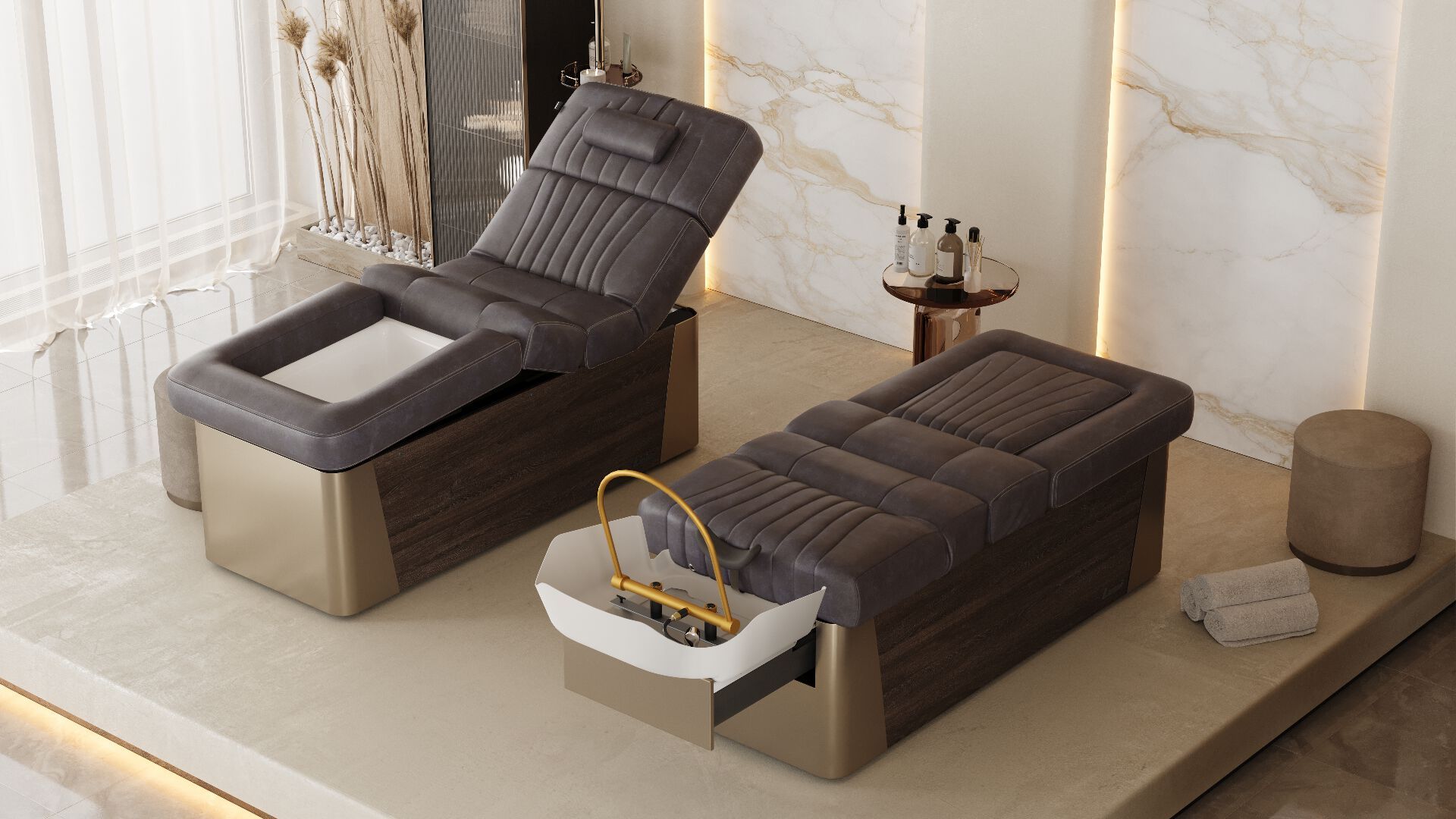 Многофункциональная спа-кровать с электрической регулировкой и встроенной ванной Lemi Group Water ARCH-00007351 - Вид №2