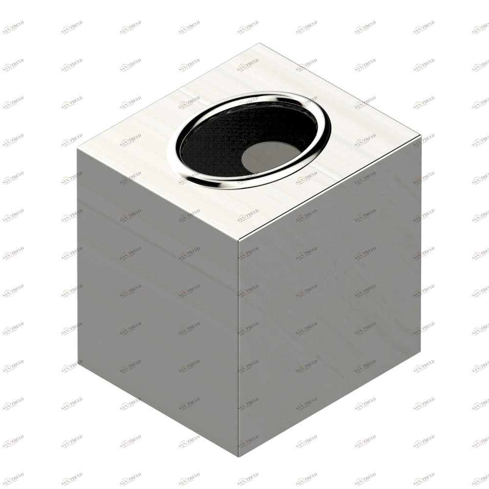 G00-2704 Коробочка для салфеток 127 x 124 x 110 мм Thg-paris прочие артикулы THG Матовый никель G00-2704 CAT.C