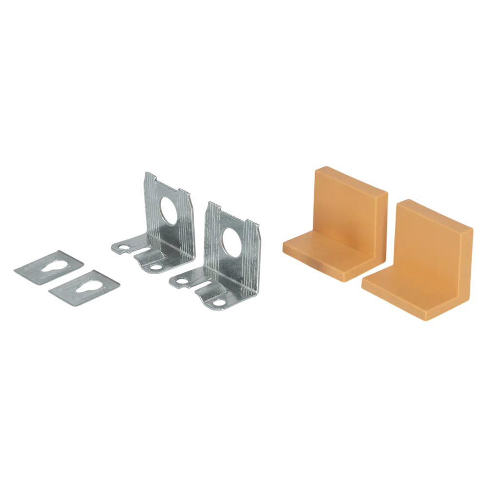 Jet Угловой кронштейн для мебели бежевый 45×34×50 мм (2 шт) 89402309 STLM-1563843 - Вид №1
