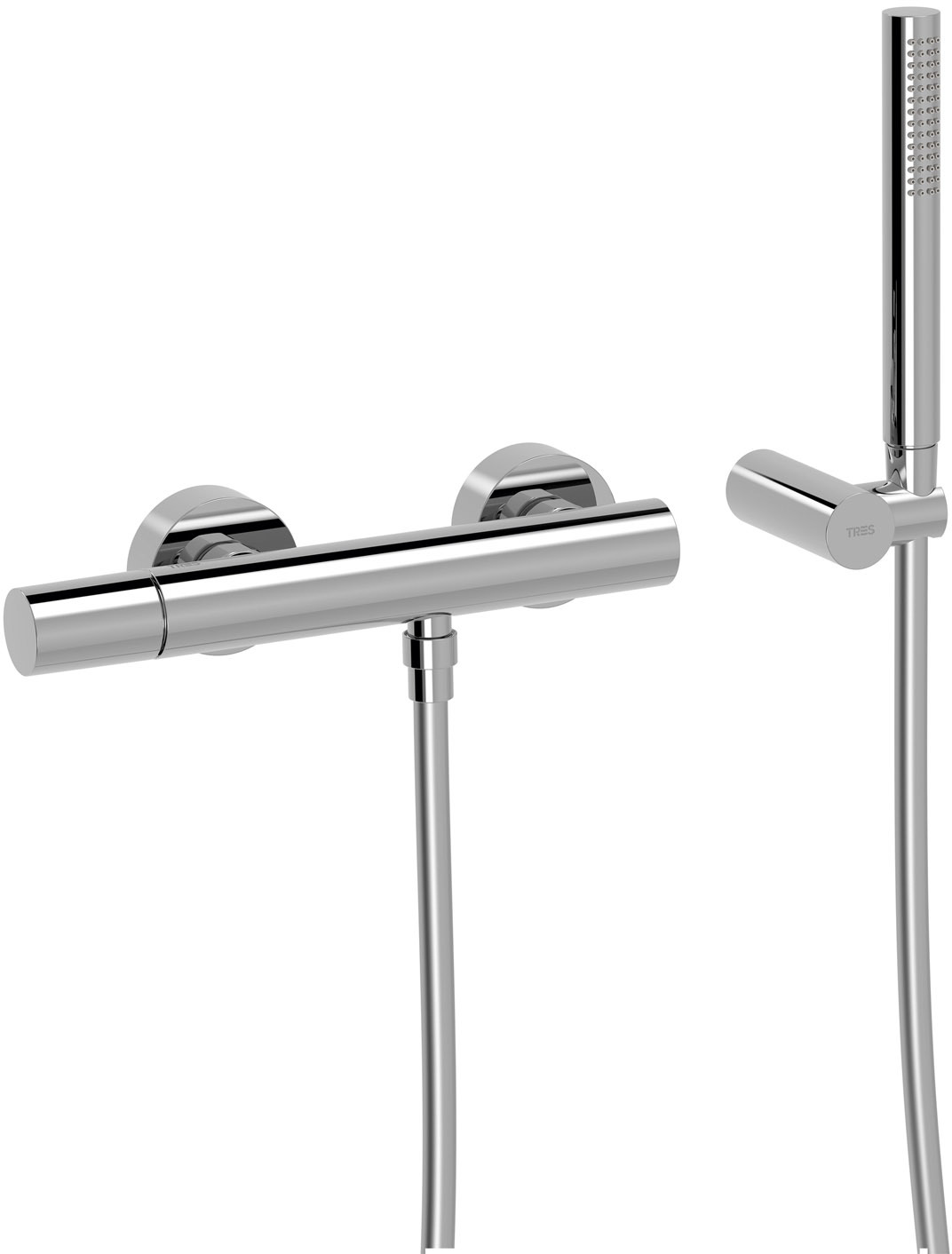 РАБОЧИЙ настенный смеситель для душа с одной ручкой -26116701 TRES