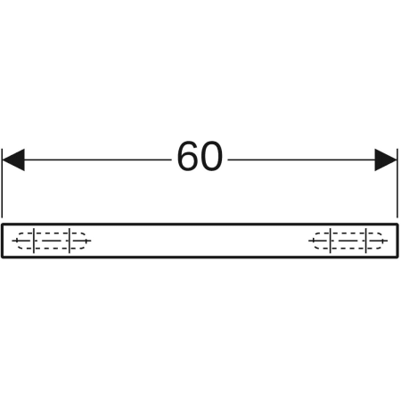 840339000 Настенная полка Geberit iCon Geberit  - Вид №18