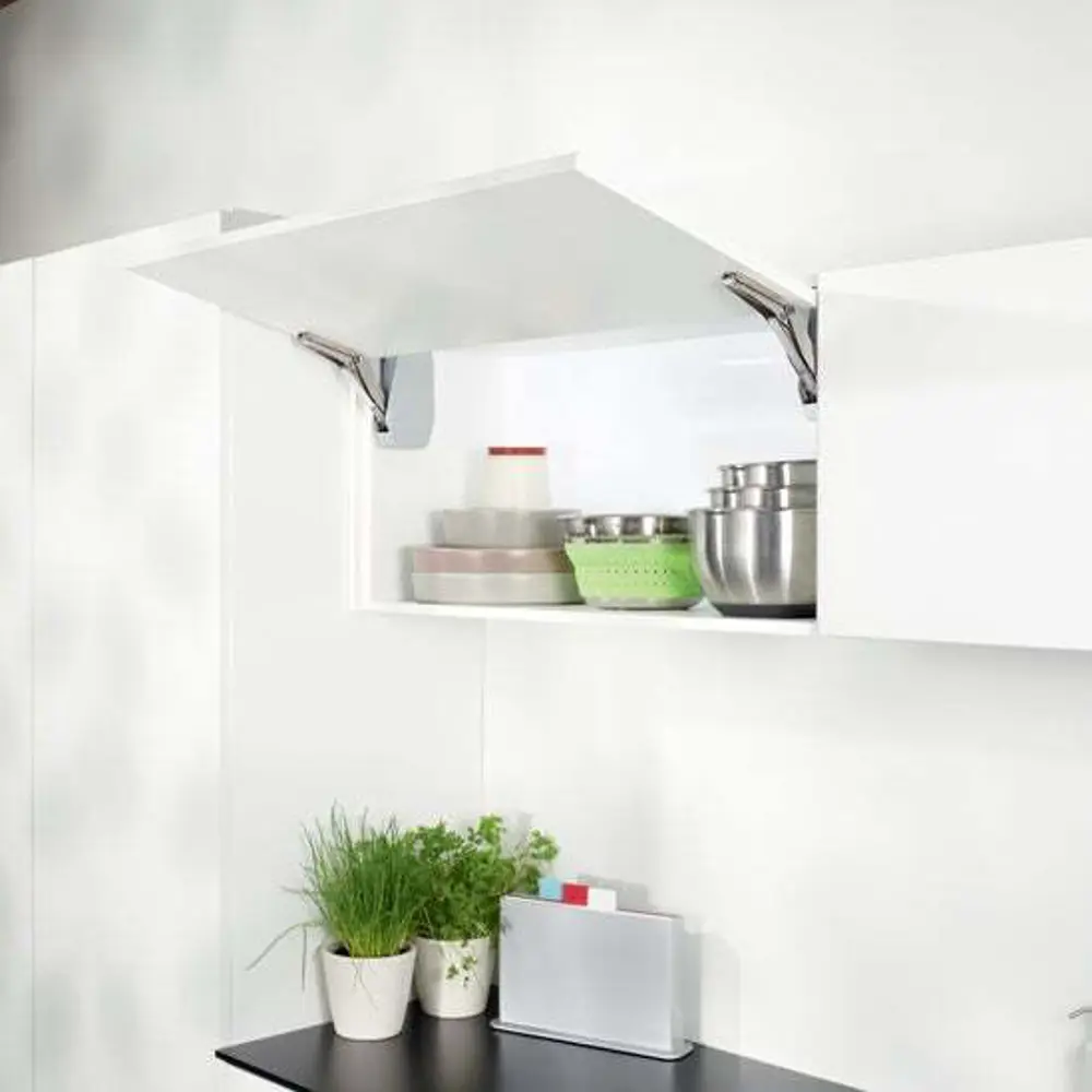 Механизм подъемный Free Flap Mini B нагрузка до 6 кг нержавеющая сталь KESSEBOHMER STLM-2175776 - Вид №5