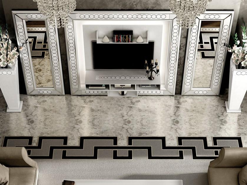 Vismara Design Оборудованная стена со встроенным освещением с подставкой под телевизор Desire sun-id-1479714 - Вид №1