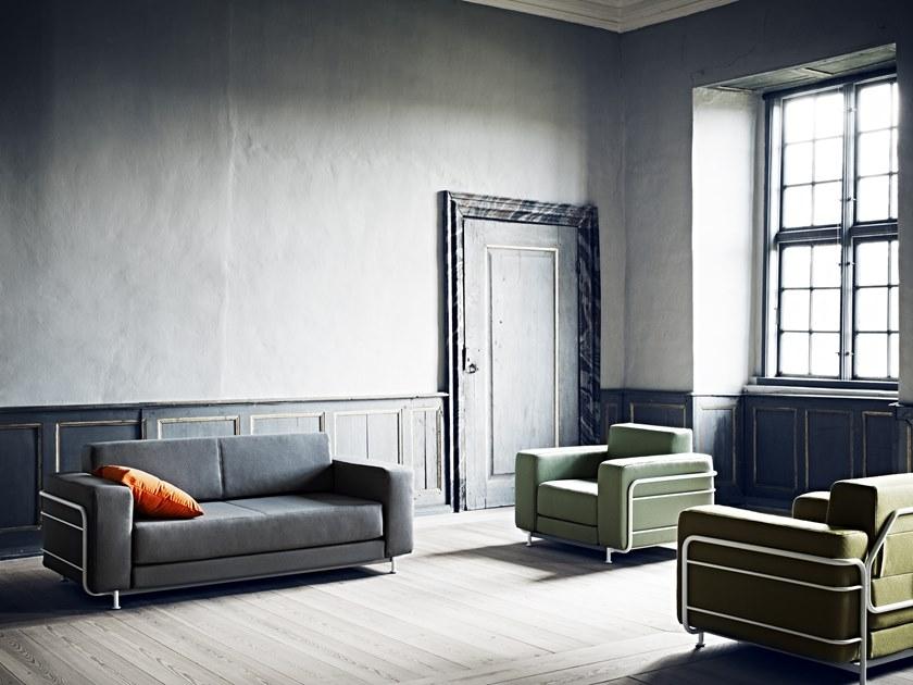 SOFTLINE 2-местный тканевый диван-кровать Silver sun-id-1421688 - Вид №4