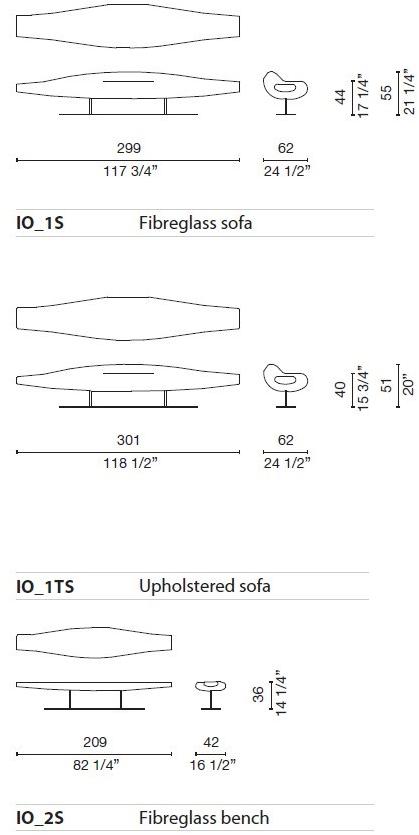 Cappellini Диван из стекловолокна sun-id-1378865 - Вид №4