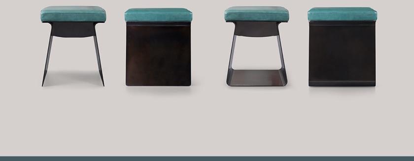 Borzalino Низкий табурет со встроенной подушкой sun-id-1353267 - Вид №2