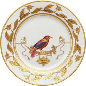 10647867 Richard Ginori Тарелка десертная 22 см Volie're Tangara du Canada Фарфор