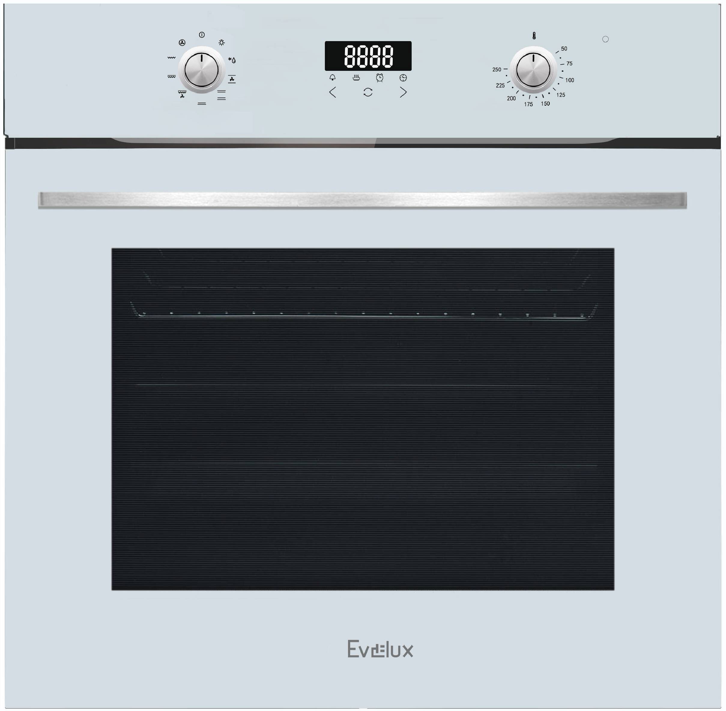 90949684 Электрический встраиваемый духовой шкаф Eo 635 pw 59.5х59.5х568 см цвет белый STLM-0426918 EVELUX