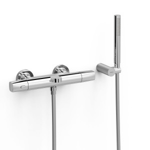 Настенный термостатический смеситель для ванны и душа-19017449 TRES