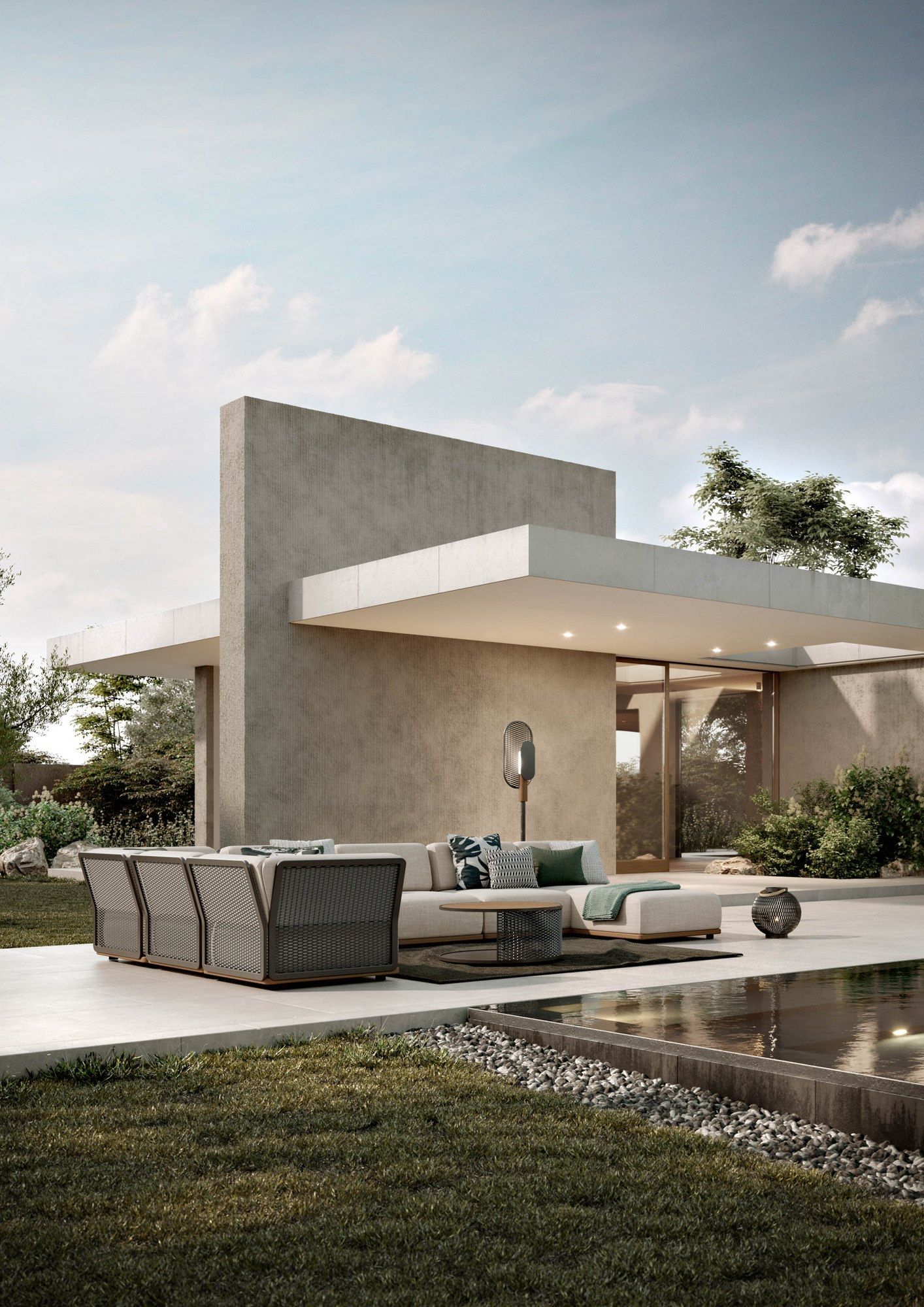 Тканевый модульный садовый диван Atmosphera Выключатель ARCH-00072738 - Вид №1