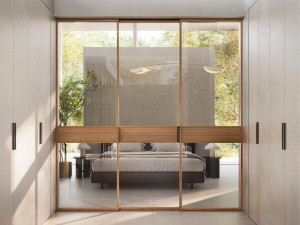 Стеклянная дверь