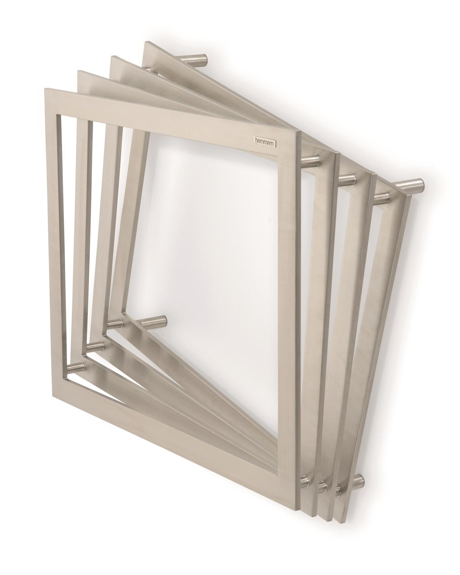 Полотенцесушитель Hammam SEVEN Stainless steel  комбинированный; электрический или водяной Сталь  - Вид №30