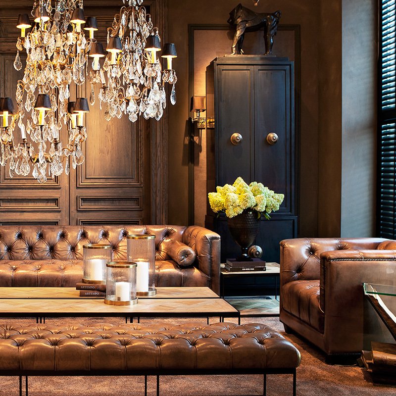 Шкаф для одежды коричневый D'Alsace PUSHA EICHHOLTZ 062457 Черный  - Вид №1