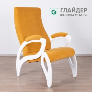 91802060 Кресло Glider Модель весна м компакт 58x101x80 см велюр цвет dakota 20/молочный дуб STLM-1432995