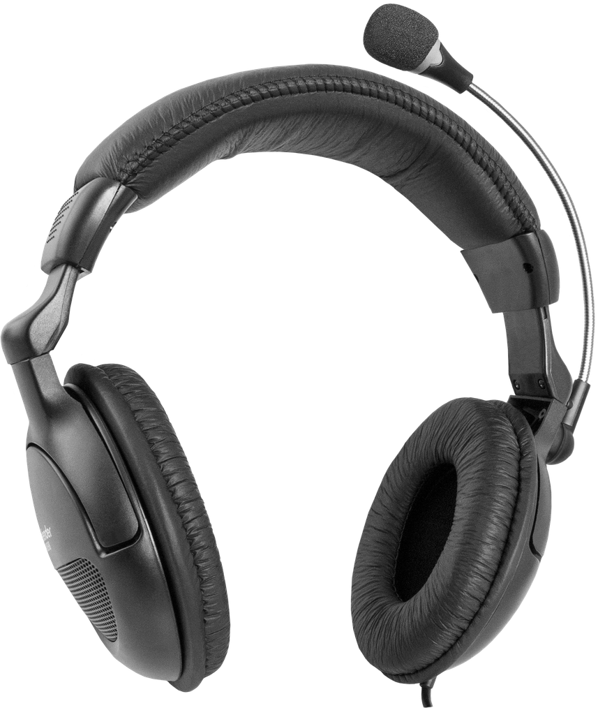 63898 компьютерная гарнитура orpheus hn-898 черный, кабель 3 м Defender Santreyd  - Вид №1