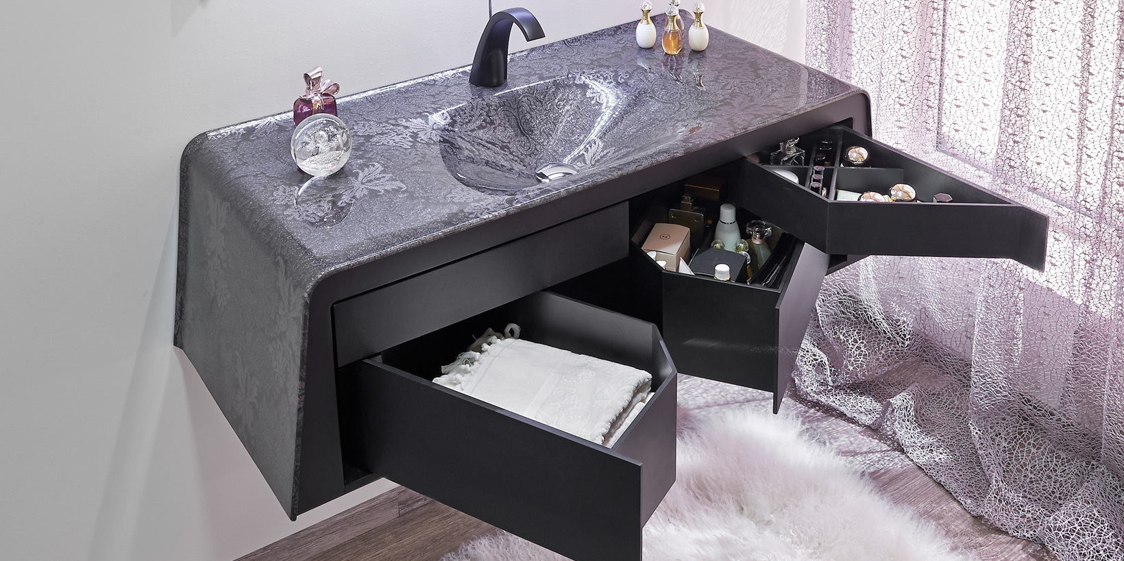 ЗЕРКАЛО ДЛЯ ВАННОЙ КОМНАТЫ ALBA ЦВЕТ VERSAILLES AMBIANCE BAIN - Вид №2