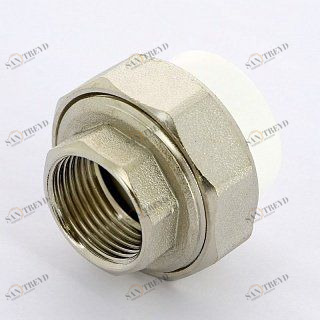 Муфта В разборная PRO AQUA полипропиленовая 25х3/4' PA20014