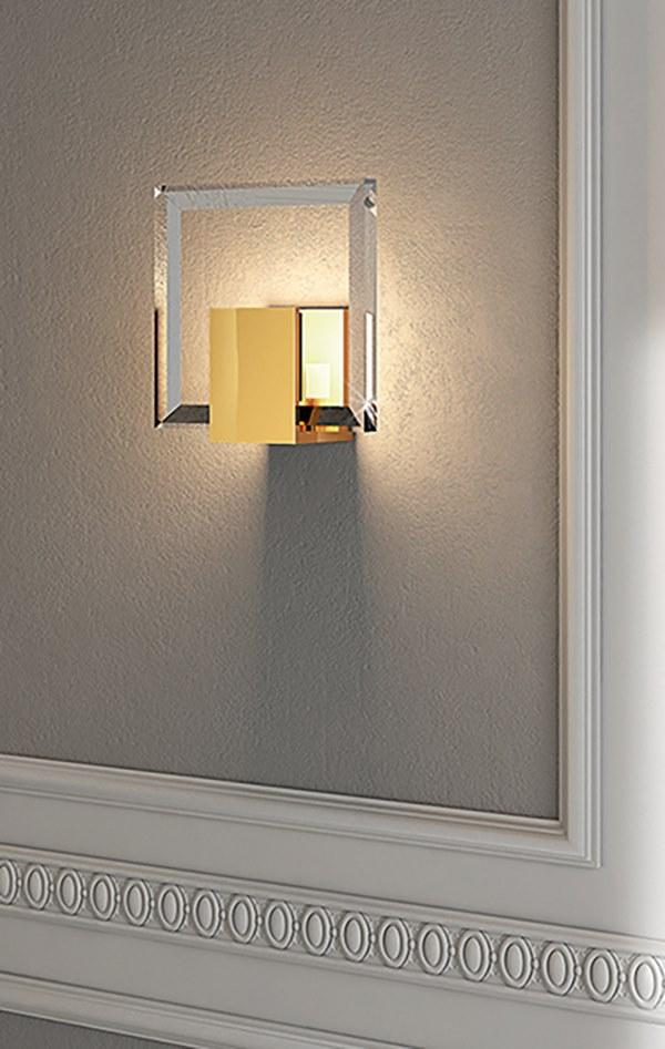 NEXO LUCE Светодиодный настенный светильник из стали и стекла Oxen wall/ceiling lamp 7127c0 - Вид №1