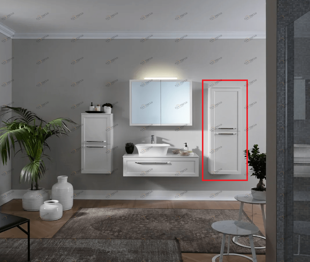 Шкаф пенал Blanche 01257  Словения Kolpa-San 