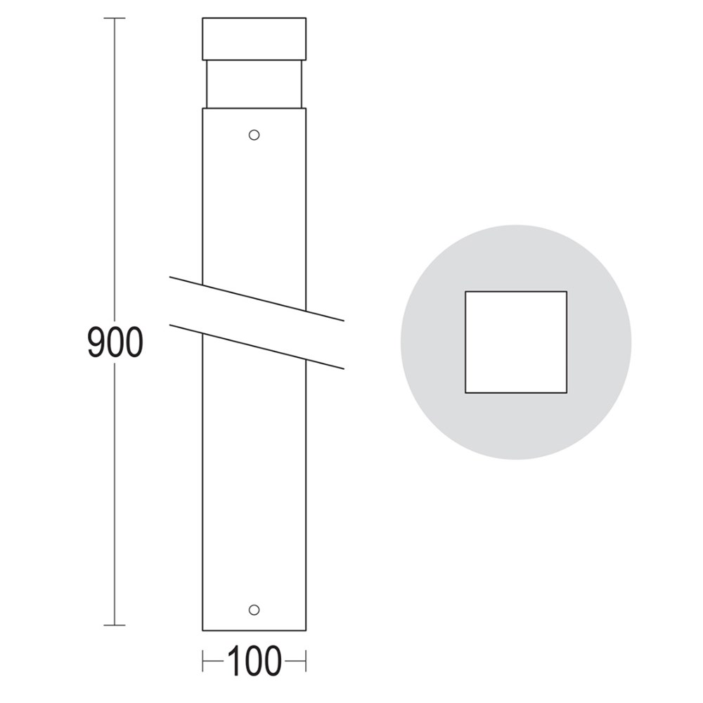 Quadro 360° Ghidini Quadro .05 Темно-Cерый (Матовый) - Вид №1