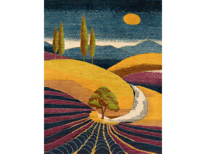 Прямоугольный шерстяной ковер