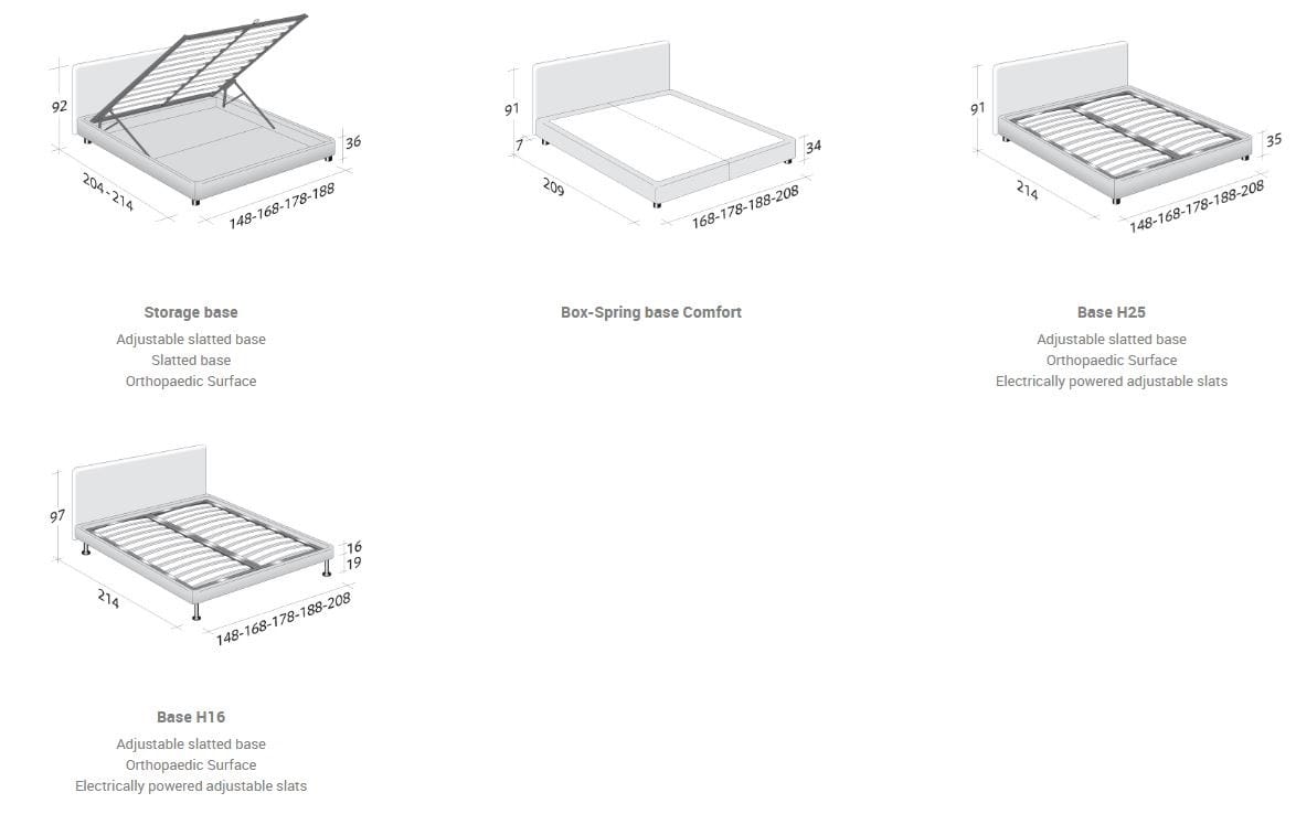 Двуспальная кровать с колесами Flou Nocturno ARCH-00094130 - Вид №6