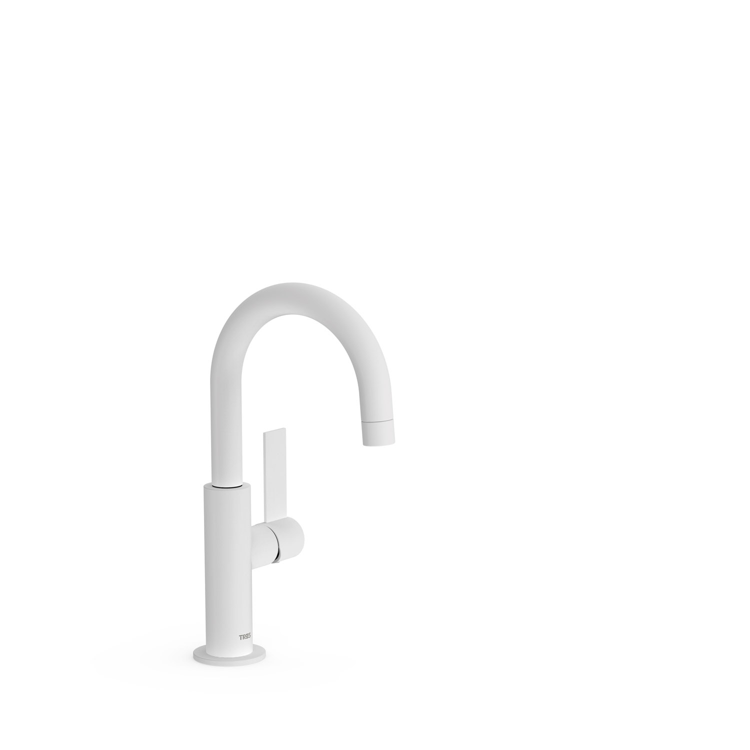 ПРОЕКТ-Смеситель для умывальника TRES с одной ручкой и боковым рычагом-21190401BM TRES Project