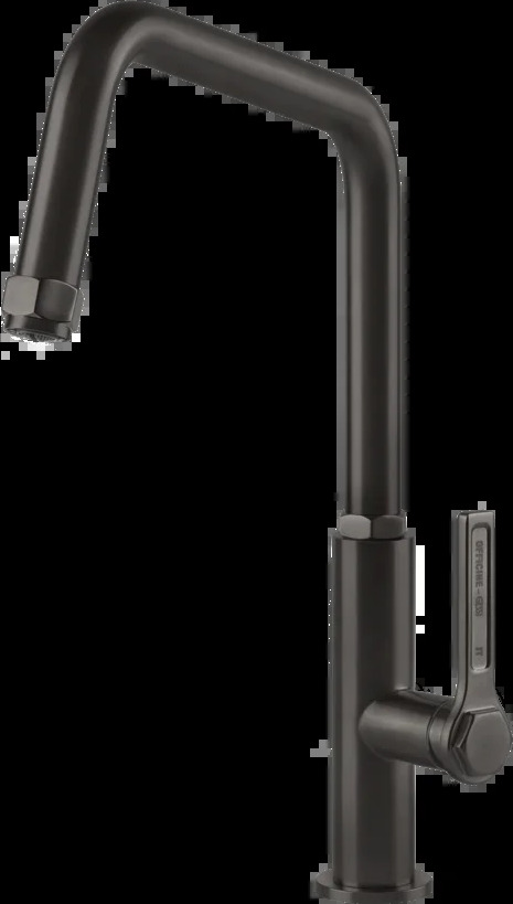 Смеситель для раковины 60051 707 Gessi Officine gessi ЧЕРНЫЙ МЕТАЛЛ BR. PVD