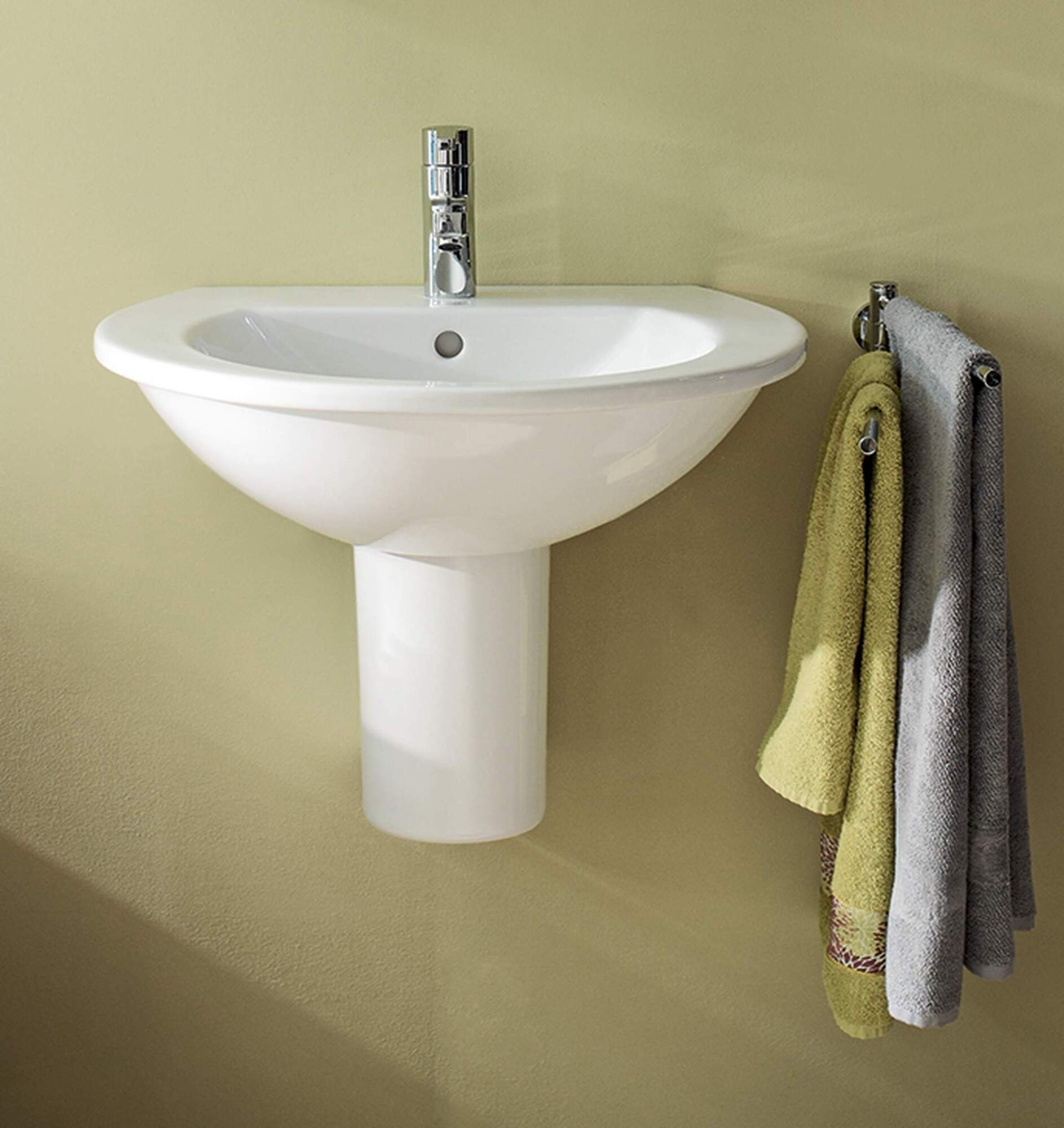 2621650030 Подвесная раковина настенная овальная Duravit Darling New - Вид №2