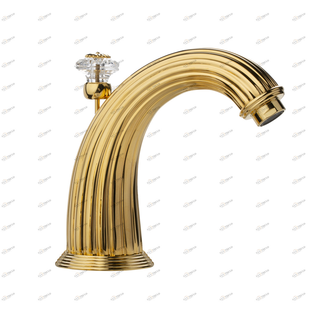 C47-3S1D C47-3S1D Излив на край ванны АЛМАЗНЫЙ КУПОЛ Cristal & Bronze DÔME DIAMANT 