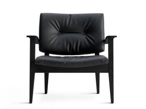 Кресло из бука с мягким сиденьем с подлокотниками