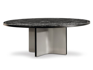 Круглый мраморный обеденный стол