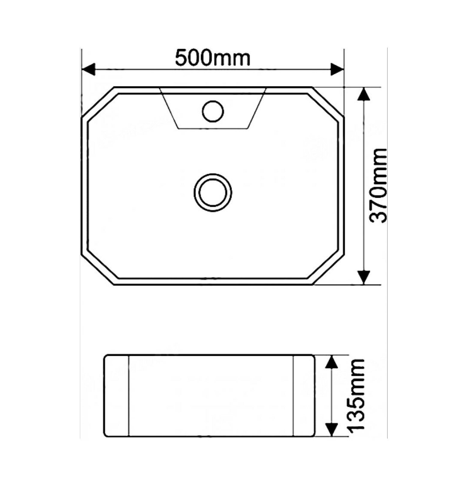 Раковина чаша SL-1083 SANTILINE  - Вид №1