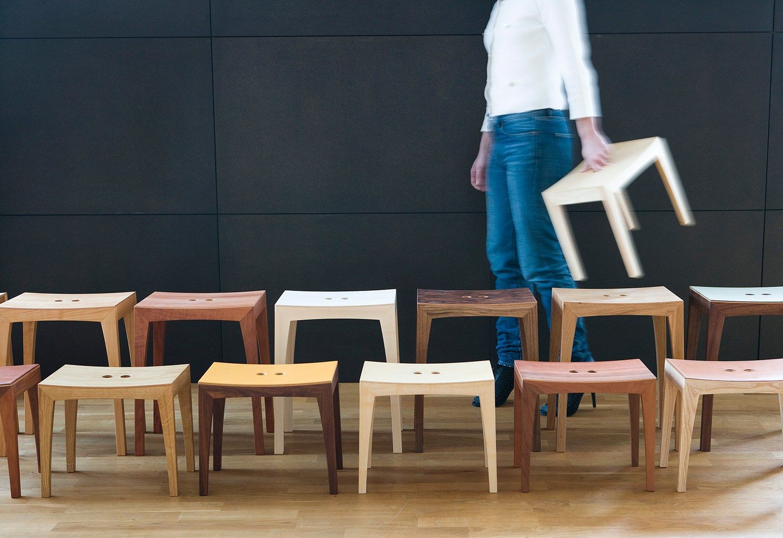 Деревянный низкий стул sixay furniture восемь ARCH-00027411 - Вид №10