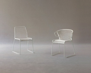 Штабелируемый садовый стул из морской веревки