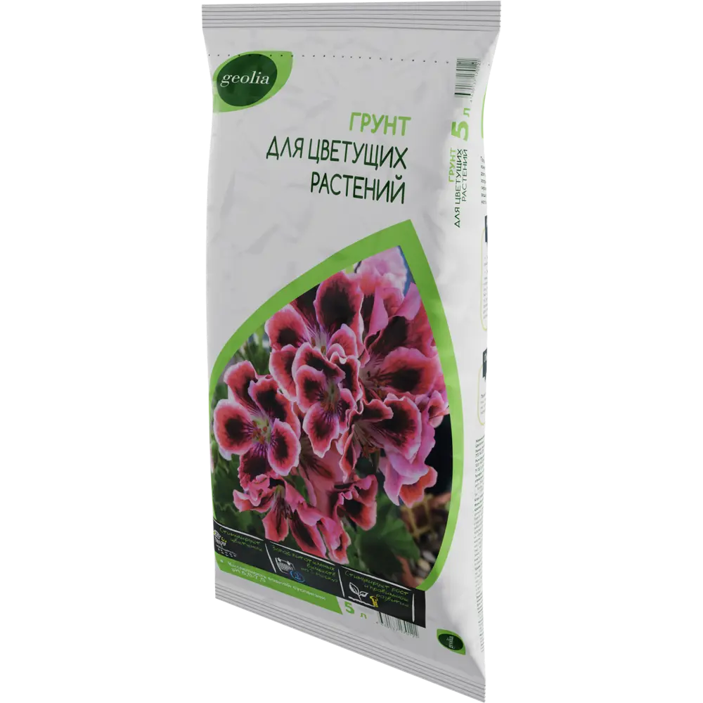 Грунт GEOLIA для цветов 5 л - готовый питательный субстрат 87225284 STLM-1494102 - Вид №2