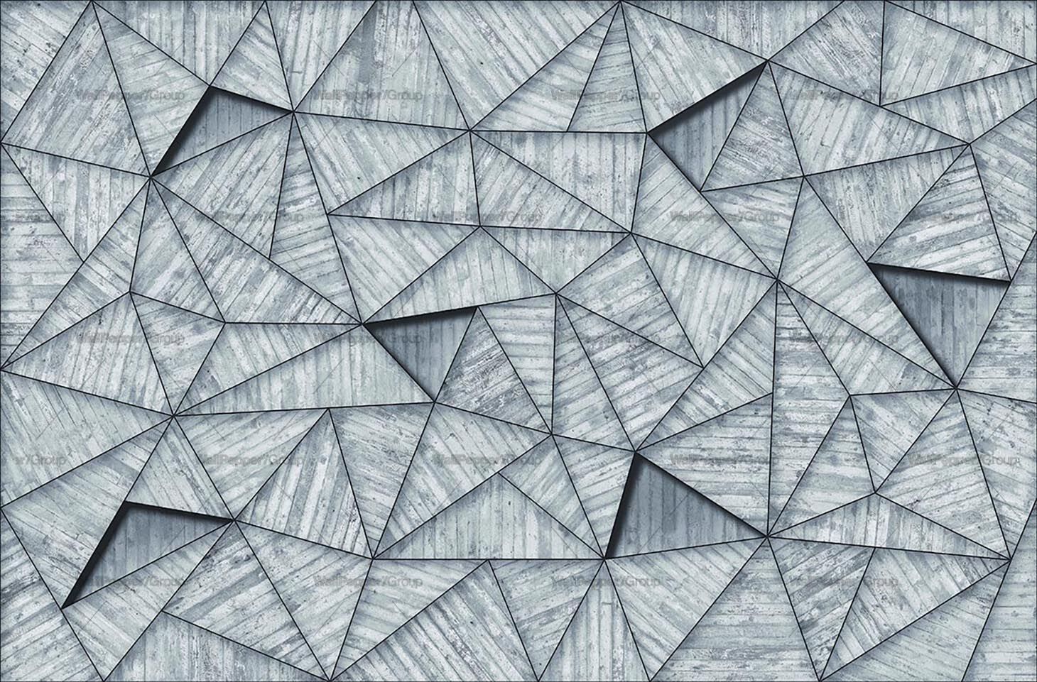 Геометрические обои ПВХ бесплатно, экологически чистые, моющиеся WallPepper CONCRETO ARCH-00097721 - Вид №3