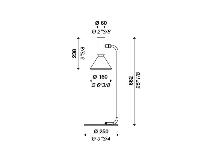 Светодиодная настольная лампа из дутого стекла Andcosta Pin ARCH-00139204 - Вид №2