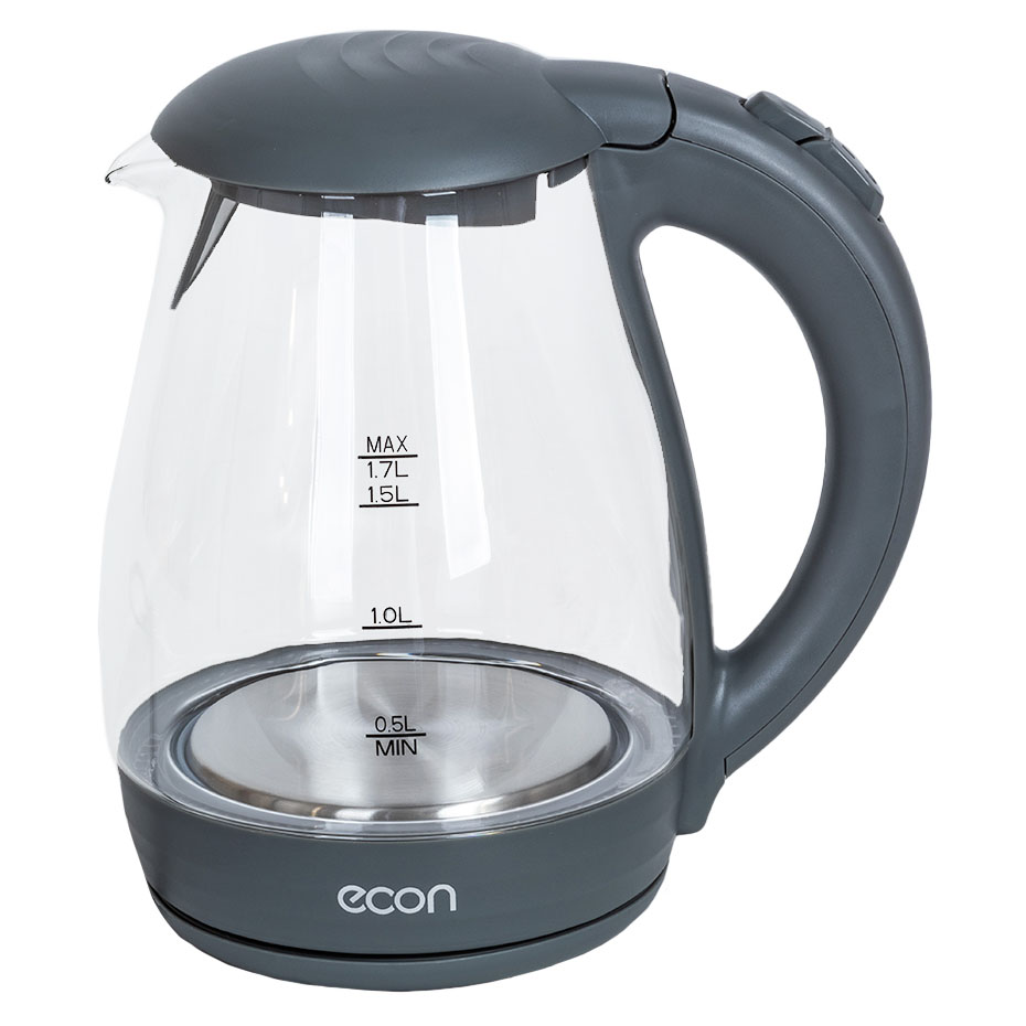 5353571 Электрочайник ECON ECO-1739KE серый STDN-0097897 - Вид №1