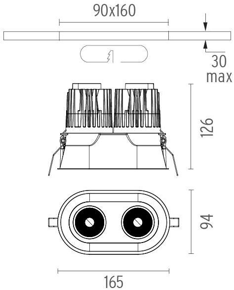 Flos Точечный светодиодный потолочный светильник Architectural collection - downlights sun-id-1417926 - Вид №2