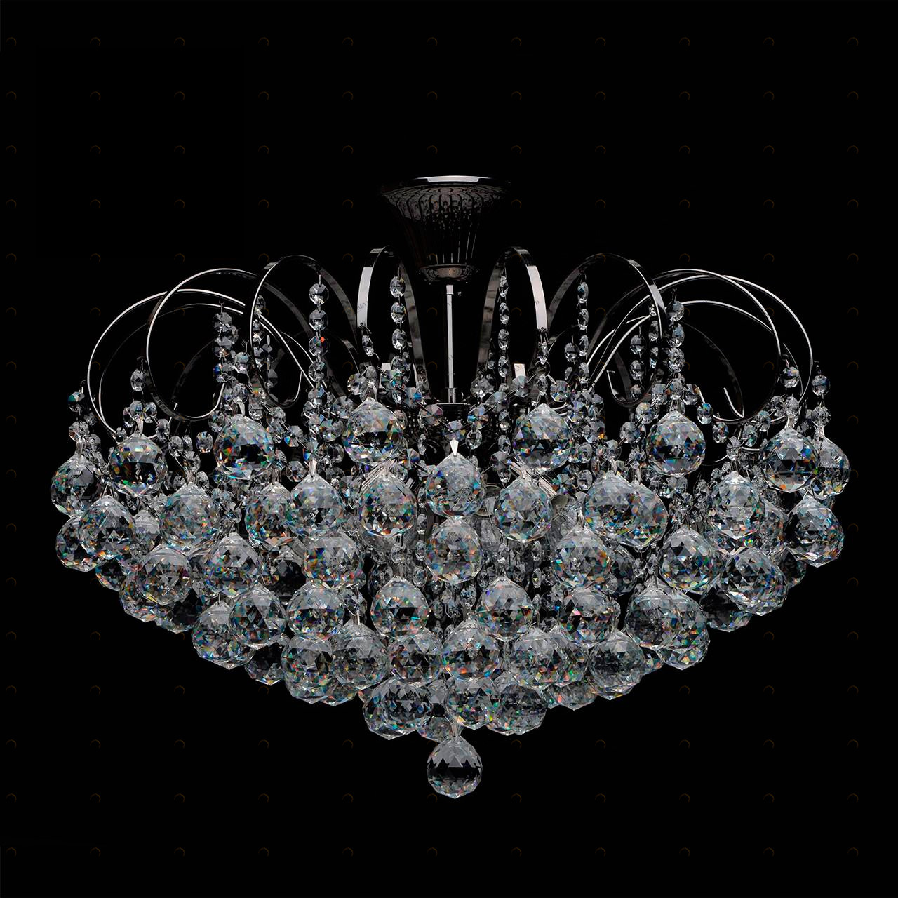 Потолочная люстра MW-Light Жемчуг 232016608 MW-LIGHT ДИЗАЙНЕРСКИЕ, ЖЕМЧУГ 181482 Хром 