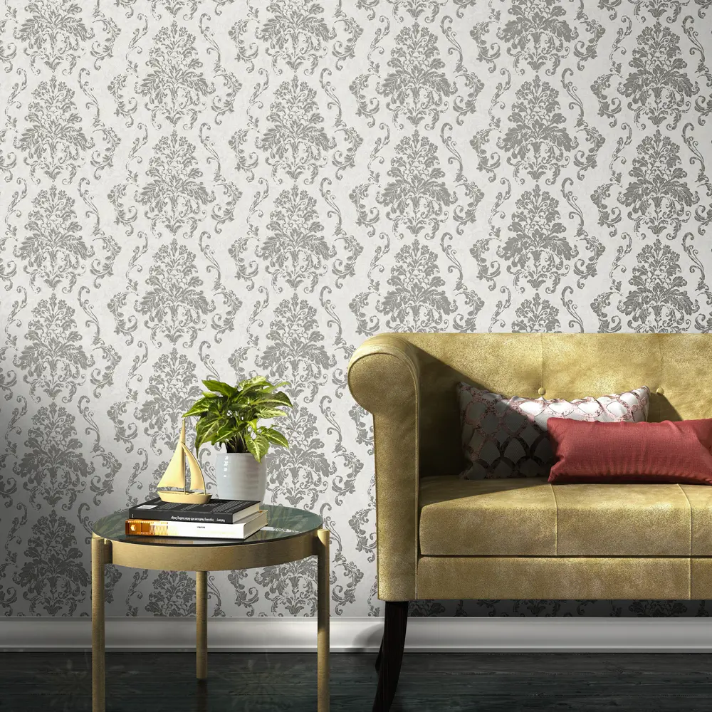 Обои флизелиновые Wall Up Sonata серые 1.06 м 655483 STLM-2204547 - Вид №3