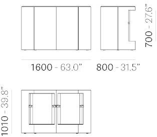 Pedrali Барная стойка с подсветкой sun-id-1363750 - Вид №5