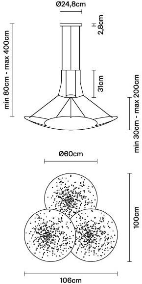 Fabbian Металлический светодиодный подвесной светильник Lens sun-id-1411609 - Вид №5