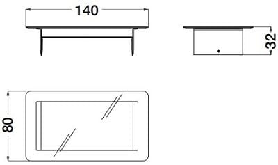 Низкий журнальный столик из кожи и стекла CPRN HOMOOD Starlight ARCH-00142227 - Вид №2